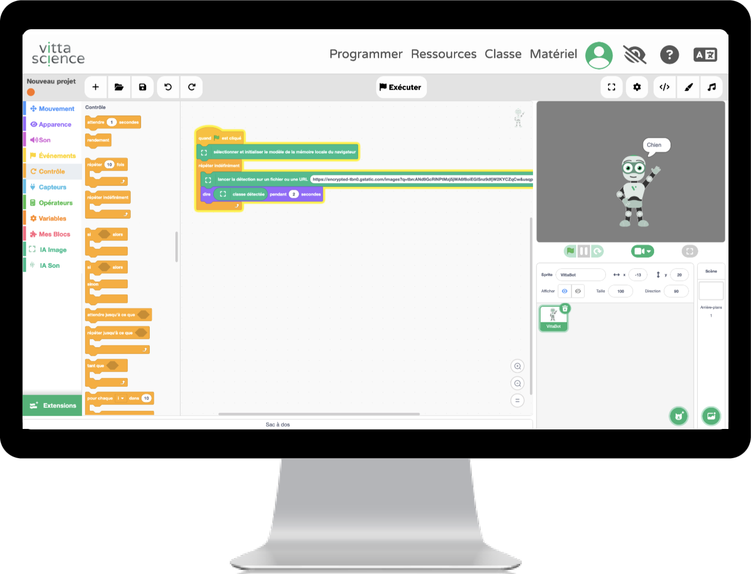 Compatibility display with Adacraft and Python integration