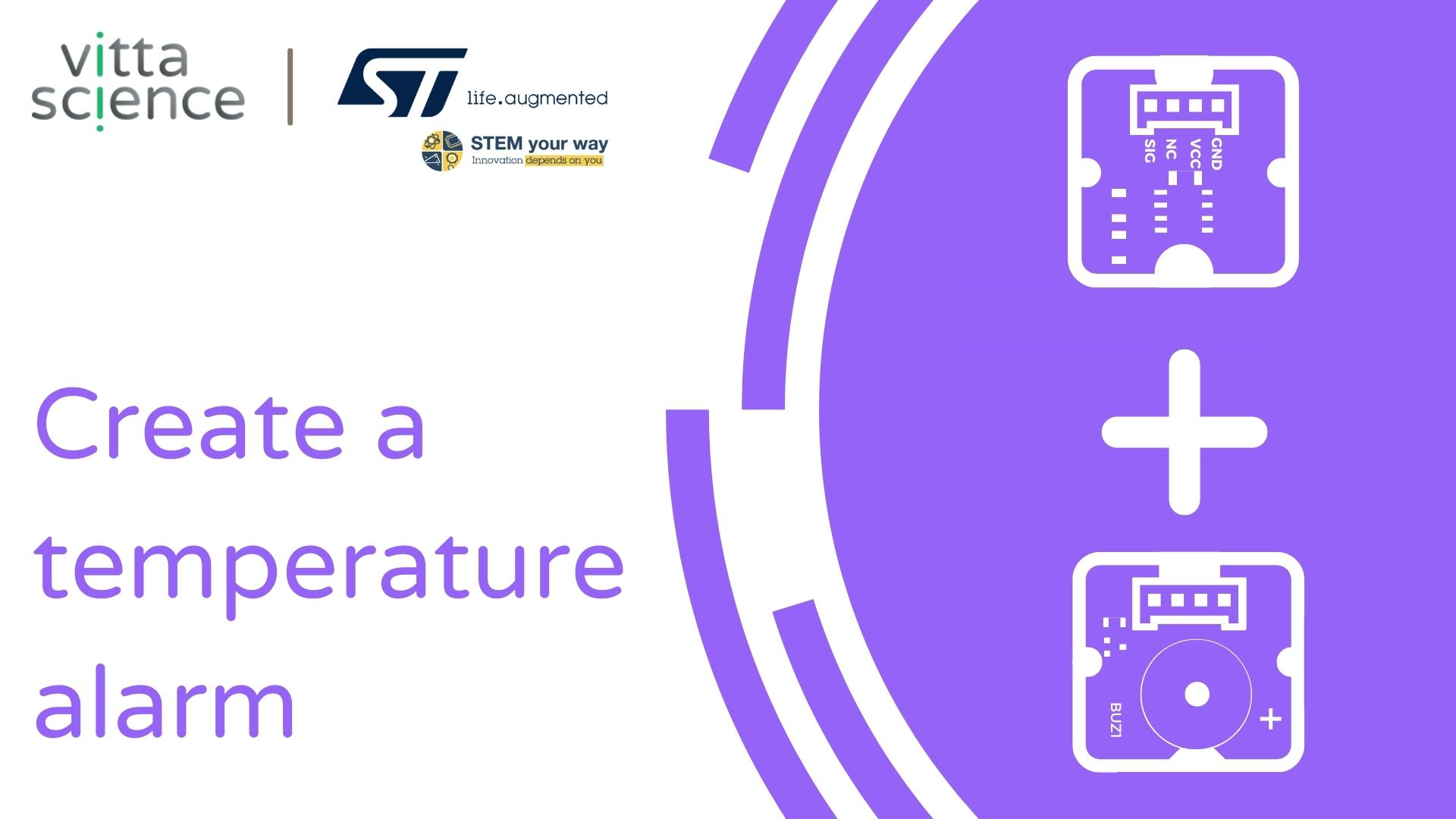 Activity No. 9: Create a temperature alarm (Starter kit Vittascience)